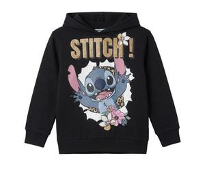Sweatshirts filles Name it NKFJYNDA STITCH NREG Noir 12 ans