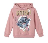 Sweatshirts filles Name it NKFJYNDA STITCH NREG Rose 12 ans