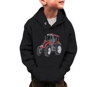 Sweatshirts Garçon Loisirs, Sweat-Shirt à Capuche à Manches Longues pour Petits garçons et Filles, Motif Bus et Voitures, pour Tout-Petits, Chemise Chaude d'hiver, pour Enfants de 3 à 14 Ans
