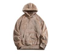 Sweatshirts Homme Sweat-Shirt à Capuche pour Hommes en Laine Douce Confortable Conception Moderne avec Poche Kangourou Manches Longues Coupe DéContractéE IdéAl Sport DéPlacements Quotidien