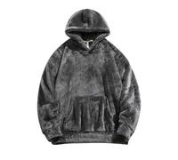 Sweatshirts Homme Sweat-Shirt à Capuche pour Hommes en Laine Douce Confortable Conception Moderne avec Poche Kangourou Manches Longues Coupe DéContractéE IdéAl Sport DéPlacements Quotidien