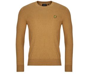 Sweatshirts hommes Lyle & Scott Cotton Merino Crew Neck Jumper Marron EU S