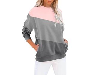 Sweatshirts pour femmes UK col rond manches longues pull graphique fille pull surdimensionné léger à capuche polaire vêtements d'automne pulls, D-gy2, XXL