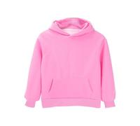 Sweatshirts unisex pour enfants avec capuche, col à capuche, sweat-shirt à manches longues avec poche, sweat-shirt ample décontracté, sweat-shirts à col rond avec poche pour garçons et filles, rose, 7