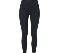 Sweaty Betty Sweaty Betty Black 7/8 Length Power Embossed Workout Leggings