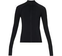 Sweaty Betty Sweaty Betty Black Black Athlete Seamless Workout Zip-Up Sweatshirt