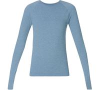 Sweaty Betty Sweaty Betty Blue Athlete Seamless Workout Long Sleeve Top