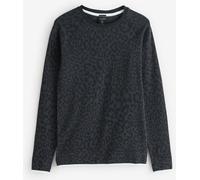 Sweaty Betty Sweaty Betty Grey Animal Crew Neck Base Layer Blouse