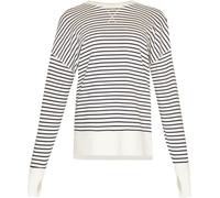 Sweaty Betty Sweaty Betty Lily White Stripe After Class Longline Sweatshirt