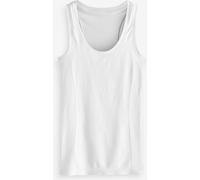 Sweaty Betty Sweaty Betty White Athlete Seamless Workout Tank Top
