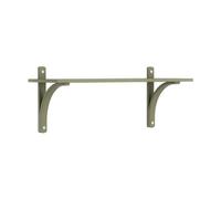 Étagère Levi 90 Suédoise, Petit , en Aluminium, Vert Mousse et Gris Cendré.