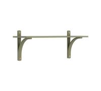 Swedese Étagère Levi à 1 plateau Vert mousse-laiton. 90 cm