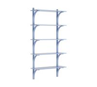 Swedese Étagère Levi à 5 plateau ILKE Blue-laiton. 90 cm