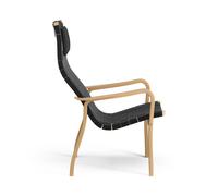 Swedese Fauteuil haut Primo avec repose-nuque chêne huilé Noir