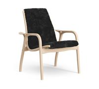 Swedese Fauteuil Laminett hêtre laqué/peau de mouton Black (noir)
