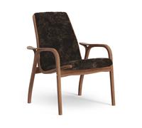 Swedese Fauteuil Laminett noyer huilé/peau de mouton Espresso (marron)
