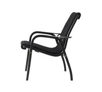 Swedese Fauteuil Laminett Peau de mouton black-hêtre lasuré noir