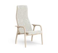 Swedese Fauteuil Lamino chêne pigmenté blanc/peau de mouton Offwhite (blanc)