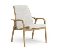 Swedese Fauteuil Laminett chêne huilé/peau de mouton Offwhite (blanc)