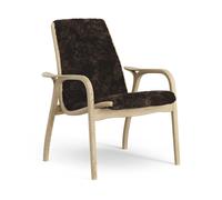 Swedese Laminett Fauteuil Placage Chêne/Espresso/Peau de Mouton