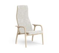 Swedese Lamino Fauteuil Haut Hêtre Laqué/Off White/Peau de Mouton
