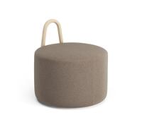 Swedese Pouf moyen avec roues Amstelle frêne peinture naturelle Main Line flax 23