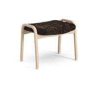 Swedese Repose-pieds pour enfant Lamini hêtre laqué/peau de mouton Espresso (marron)