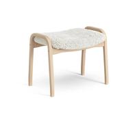 Swedese Repose-pieds pour enfant Lamini hêtre laqué/peau de mouton Offwhite (blanc)