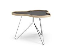 Swedese Flower Table Basse 66x62 Noir/Chêne/Chrome