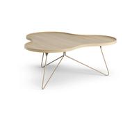 Swedese Table Flower mono 107x114 cm H45 Chêne laqué-nutmeg RAL1019