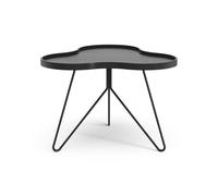 Swedese Table Flower mono 62x66 cm H45 cm frêne émaillé noir