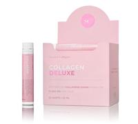 Swedish Collagen liquide Deluxe Shots, 20x25 ml | 12 500 mg de collagène marin, avec acide hyaluronique, vitamines et minéraux pour les cheveux, la peau et les ongles (20)