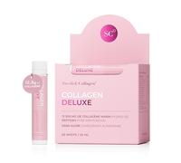 Swedish Collagen Deluxe | Complément liquide de collagène marin hydrolysé 12 500 mg - 20 doses quotidiennes de 25 ml | Acide hyaluronique, biotine et vitamine C pour des cheveux, une peau, des ongles