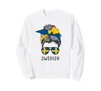 Swedish Girl Swedish Heritage Sweden Flag Sweatshirt