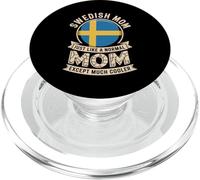 Swedish Mom Just Like A Normal Mom Except Much Cooler PopSockets PopGrip pour MagSafe