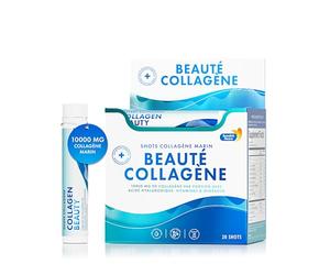 Swedish Nutra - Collagen Beauty | Supplément liquide de collagène marin hydrolysé 10 000 mg - 20 doses quotidiennes de 25 ml | Acide hyaluronique et vitamine C pour des cheveux, une peau, des ongles