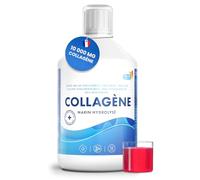 Swedish Nutra - Complément liquide de collagène marin hydrolysé 10 000 mg - 500 ml, 20 jours d'approvisionnement | Acide hyaluronique, biotine et vitamine C pour des cheveux, une peau, des ongles et