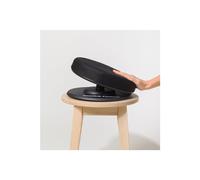 SWEDISH POSTURE® BALANCE CORE TRAINER Coussin d'assise pour chaise de bureau | Entraînement du plancher pelvien | Entraînement d'équilibre | instabilité | Orthopédique et ergonomique | Avec instructions (français non garanti) Noir