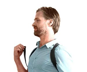 Swedish Posture Flexi Posture Trainer pour Une Meilleure Posture - S/M Noir - Moins de maux de Dos - Active Les Muscles - intensité réglable - Contre la Tension - améliore la Posture