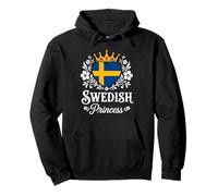 Swedish Princess Sweden Flag Proud Swedish Girl Sweat à Capuche