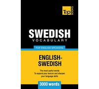 Swedish vocabulary for English speakers - 3000 words