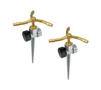 Sweeaau Arroseur réglable à 3 bras tourbillonnant pour une utilisation polyvalente dans la cour et la ferme avec installation facile Arroseur goutte à goutte en métal professionnel
