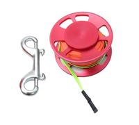 Sweeaau Bobine de ligne de plongée durable à double extrémité avec crochet d'épaves de grotte pour la plongée confortable sous l'eau