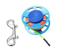 Sweeaau Bobine de ligne de plongée durable à double extrémité avec crochet d'épaves de grotte pour la plongée confortable sous l'eau