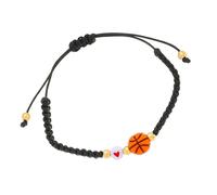Sweeaau Bracelets à breloques de sport élégants avec bracelet en tissu réglable et perles de tennis de football, bijoux légers unisexes légers sur le thème du sport, taille unique, Comme décrit