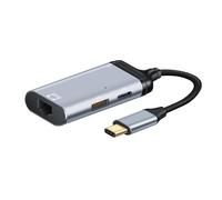 Sweeaau Convertisseurs compacts de type C vers VGA offrant une vidéo haute résolution et une capacité de charge rapide pour ordinateur portable de type C Hub de charge rapide