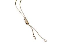 Sweeaau Élégant collier long collier accessoire femme mode collier avec cristal long gland pendentif pour les créateurs de mode pendentif tendance, taille unique, Comme décrit, Comme décrit.