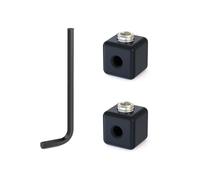 Sweeaau Embouts de câble intérieur en forme de cube pour vélo de route, embouts de câble intérieur à sertir en alliage d'aluminium, accessoires d'entretien de vélo