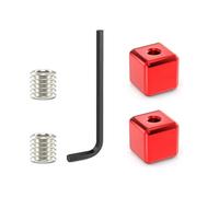 Sweeaau Embouts de câble intérieur en forme de cube pour vélo de route, embouts de câble intérieur à sertir en alliage d'aluminium, accessoires d'entretien de vélo