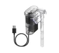 Sweeaau Filtre externe USB pour aquarium, équipement de filtration externe pour aquariums d'eau douce à fixation murale